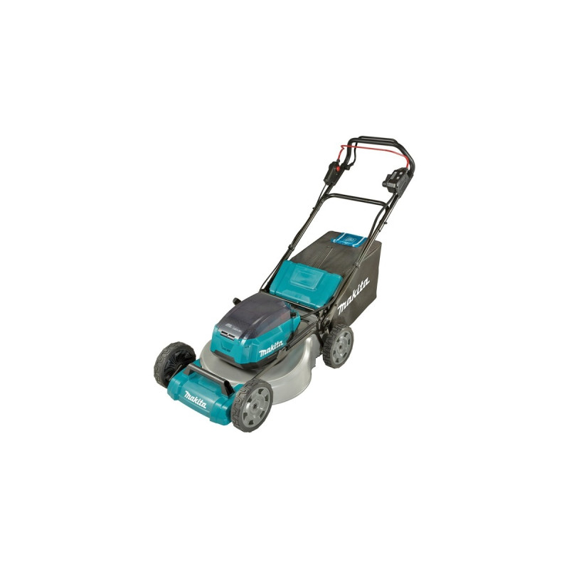 Makita Akku-Rasenmäher DLM465Z, 36Volt (2x18Volt)(blau/schwarz, ohne Akku und Ladegerät, mit Radantrieb)
