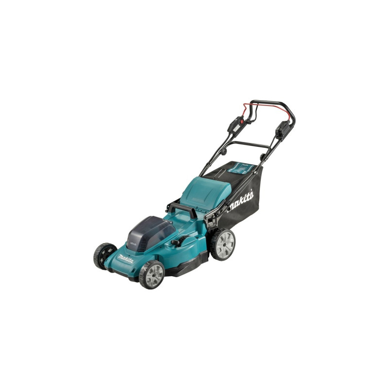 Makita Akku-Rasenmäher DLM481Z, 36Volt (2x18Volt)(blau/schwarz, ohne Akku und Ladegerät, mit Radantrieb)
