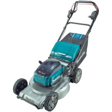 Makita Akku-Rasenmäher DLM537Z, 36Volt (2x18Volt)(blau/schwarz, ohne Akku und Ladegerät, mit Radantrieb)