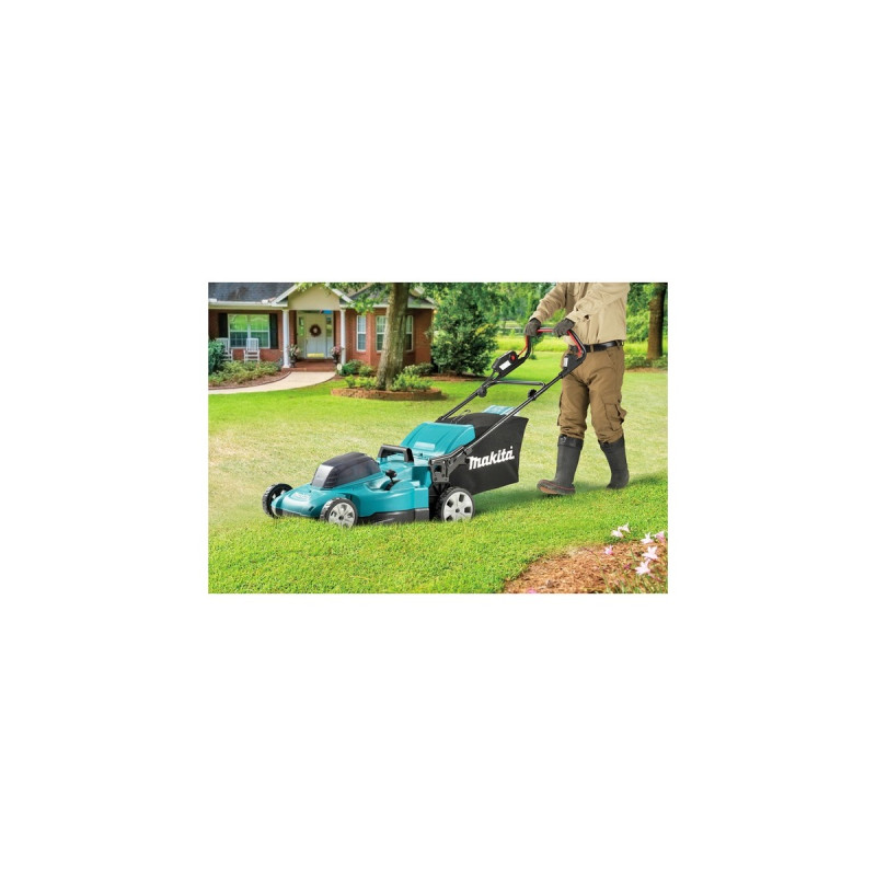 Makita Akku-Rasenmäher DLM538Z, 36Volt (2x18Volt)(blau/schwarz, ohne Akku und Ladegerät)