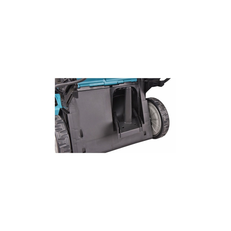 Makita Akku-Rasenmäher DLM539PT2, 36Volt (2x18Volt)(blau/schwarz, 2x Li-Ionen Akku 5,0Ah, mit Radantrieb)