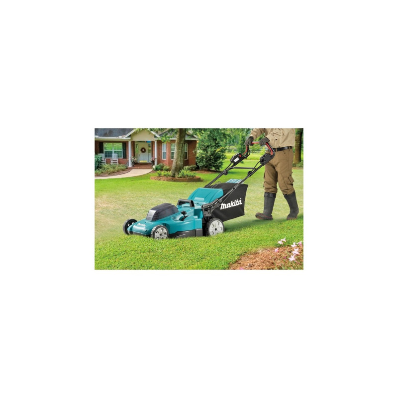 Makita Akku-Rasenmäher DLM539Z, 36Volt (2x18Volt)(blau/schwarz, ohne Akku und Ladegerät, mit Radantrieb)