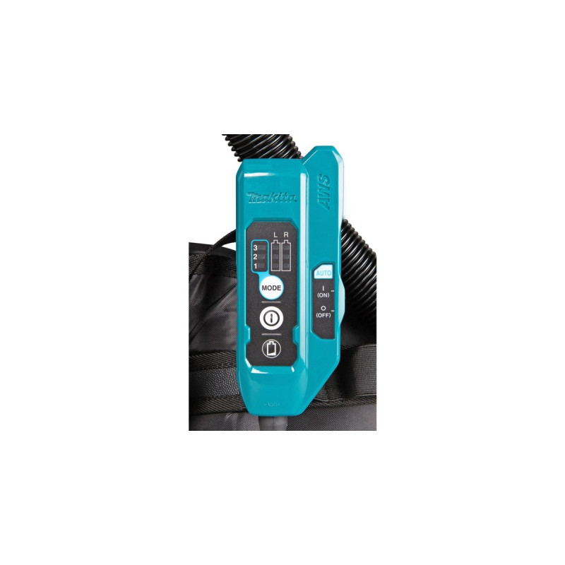 Makita Akku-Rucksackstaubsauger VC012GZ01, Bodenstaubsauger(blau, ohne Akku und Ladegerät)