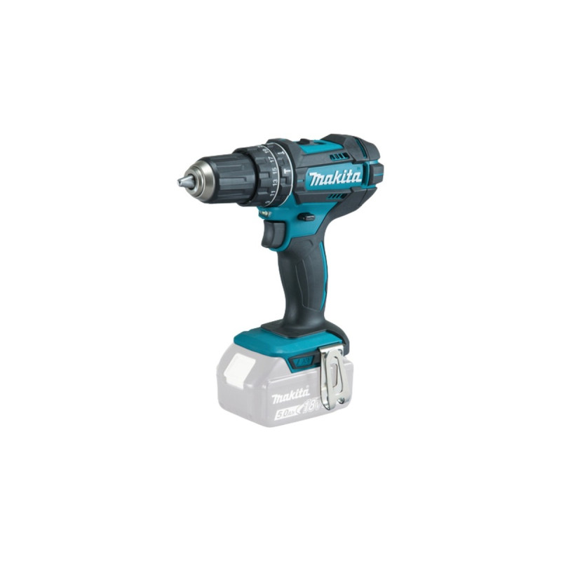 Makita Akku-Schlagbohrschrauber DHP482Z, 18Volt(blau/schwarz, ohne Akku und Ladegerät)