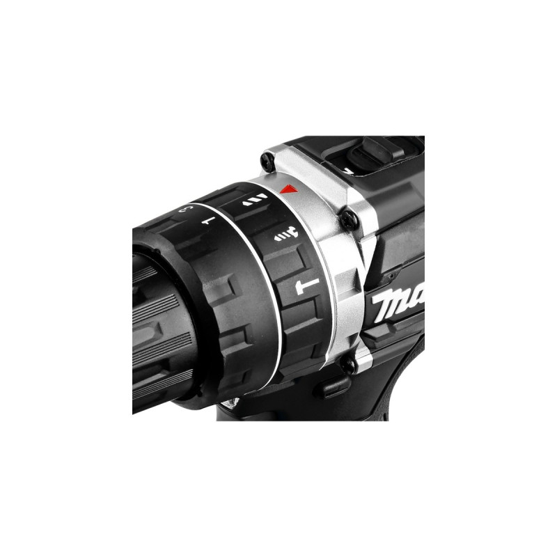 Makita Akku-Schlagbohrschrauber DHP484T4JB, 18 Volt, Sonderfarbe(schwarz, 4x Li-Ionen Akku 5,0Ah, MAKPAC Gr.2)