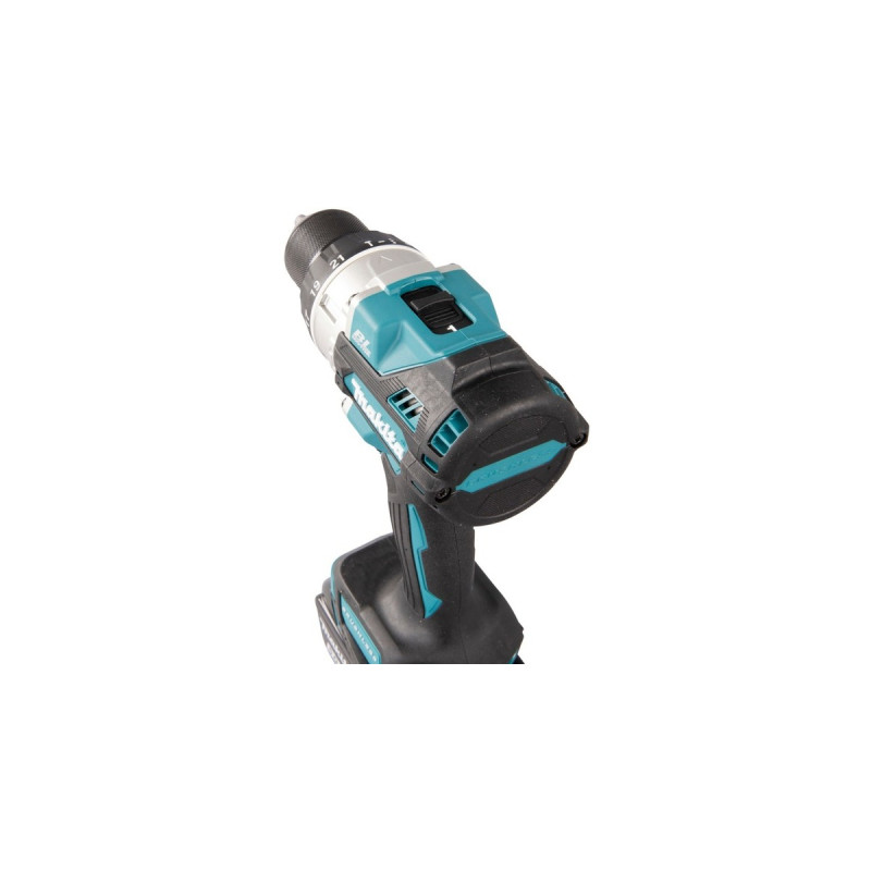Makita Akku-Schlagbohrschrauber DHP486RTJ, 18Volt(blau/schwarz, 2x Li-Ionen Akku 5,0Ah, MAKPAC)