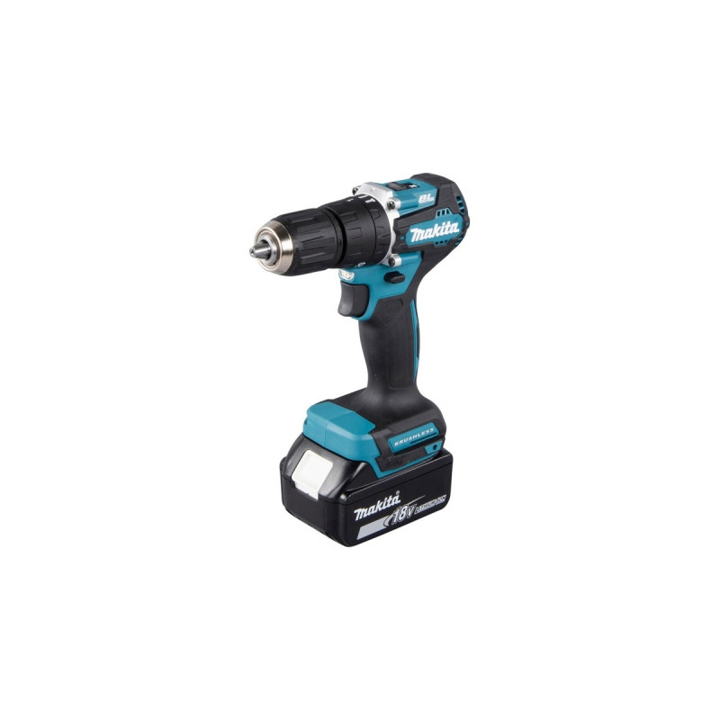 Makita Akku-Schlagbohrschrauber DHP487RAJ, 18Volt(blau/schwarz, 2x Li-Ionen Akku 2,0Ah, MAKPAC)