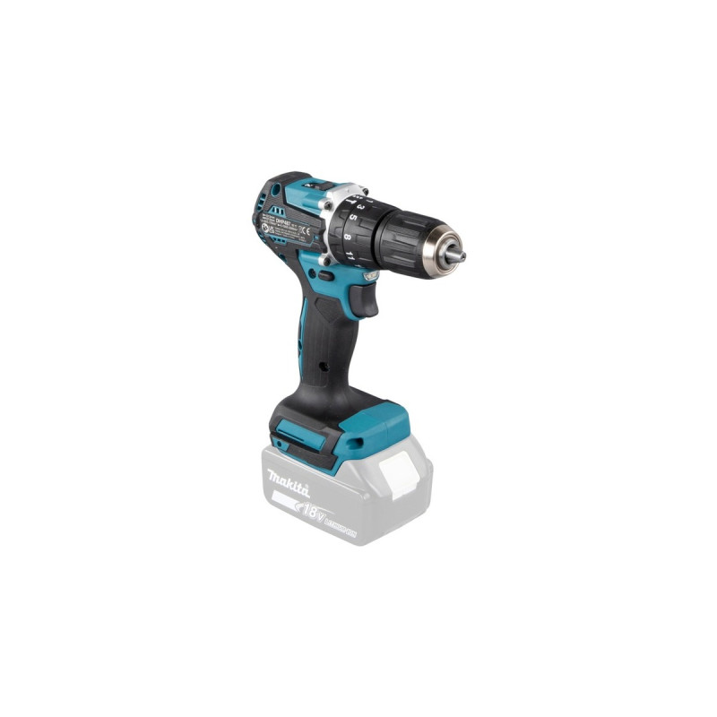 Makita Akku-Schlagbohrschrauber DHP487Z, 18Volt(blau/schwarz, ohne Akku und Ladegerät)