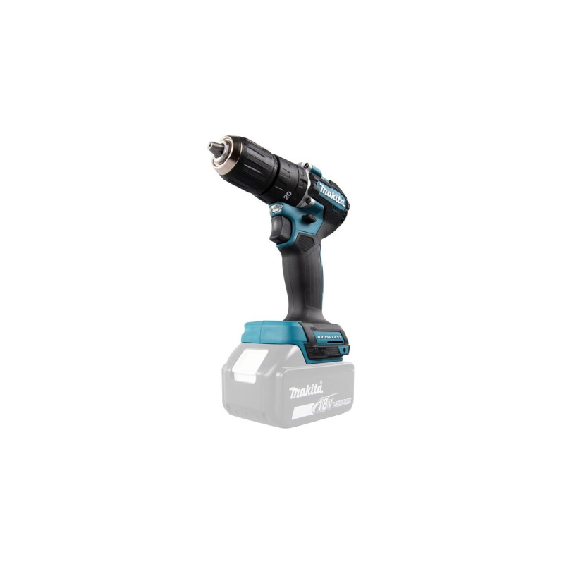 Makita Akku-Schlagbohrschrauber DHP487Z, 18Volt(blau/schwarz, ohne Akku und Ladegerät)