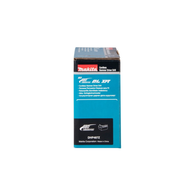 Makita Akku-Schlagbohrschrauber DHP487Z, 18Volt(blau/schwarz, ohne Akku und Ladegerät)