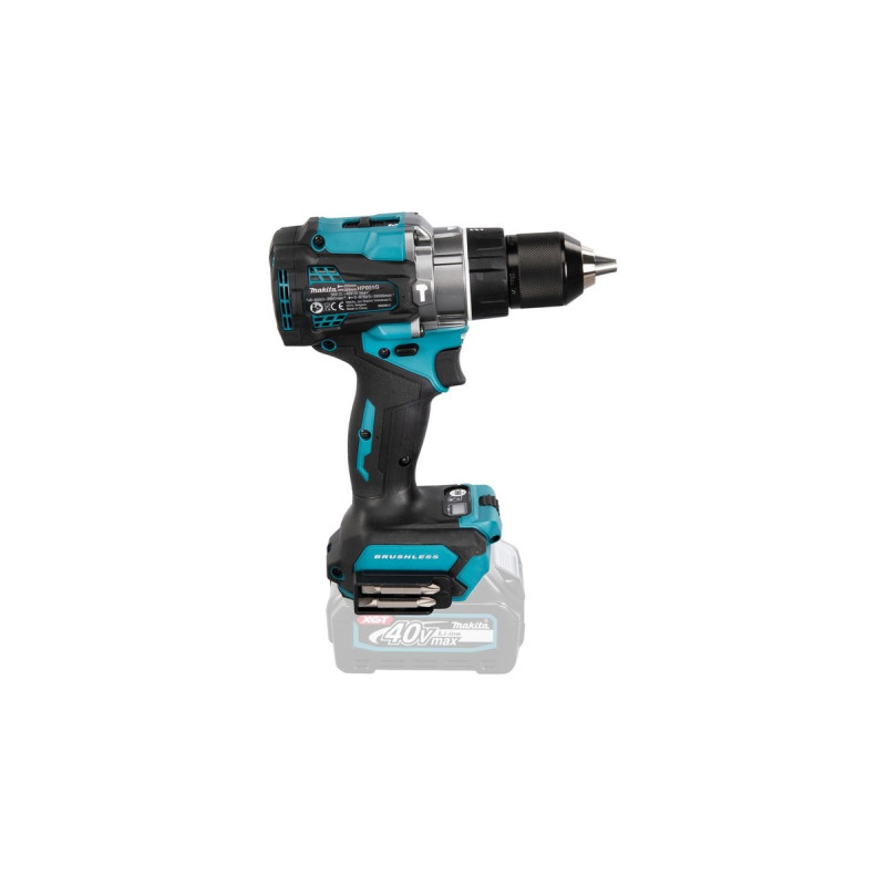 Makita Akku-Schlagbohrschrauber HP001GZ XGT, 40Volt(blau/schwarz, ohne Akku und Ladegerät)