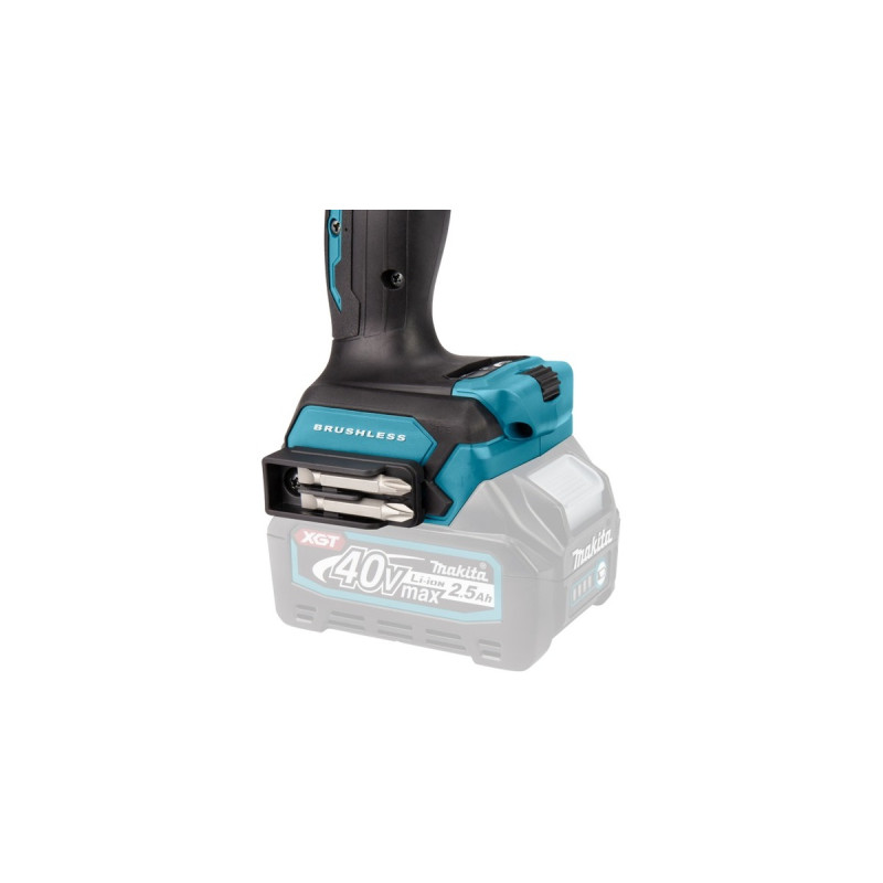 Makita Akku-Schlagbohrschrauber HP001GZ XGT, 40Volt(blau/schwarz, ohne Akku und Ladegerät)