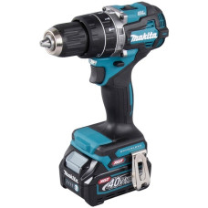 Makita Akku-Schlagbohrschrauber HP002GA202 XGT, 40Volt(blau/schwarz, 2x Li-Ion XGT Akku 2,0Ah, MAKPAC)