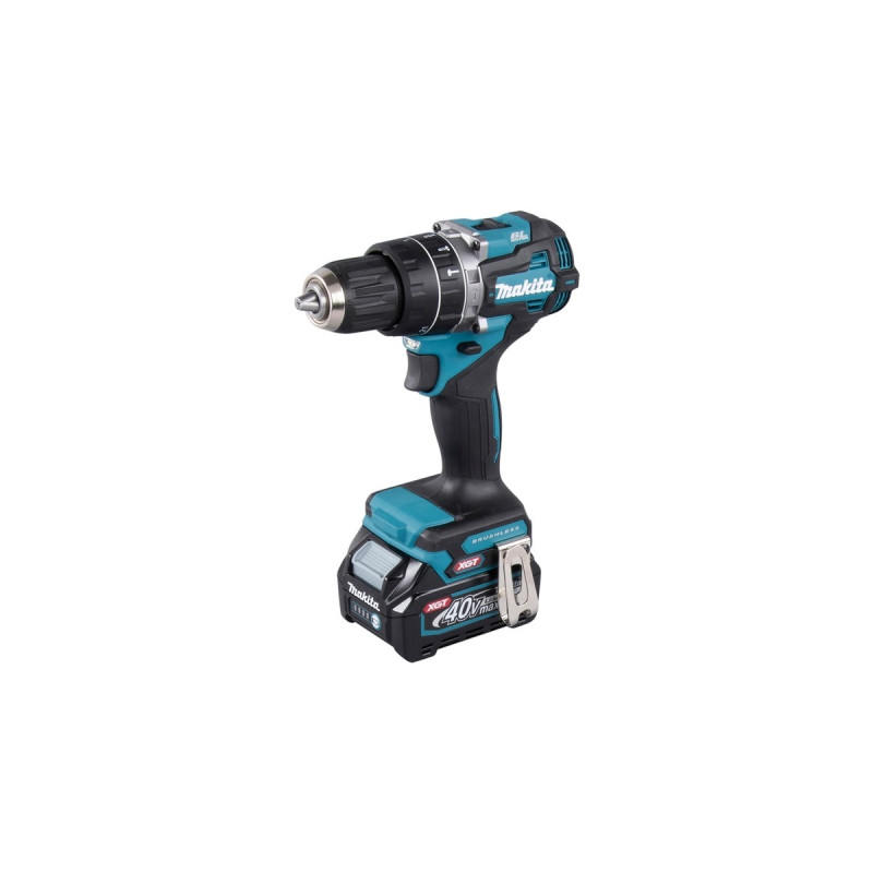 Makita Akku-Schlagbohrschrauber HP002GA202 XGT, 40Volt(blau/schwarz, 2x Li-Ion XGT Akku 2,0Ah, MAKPAC)