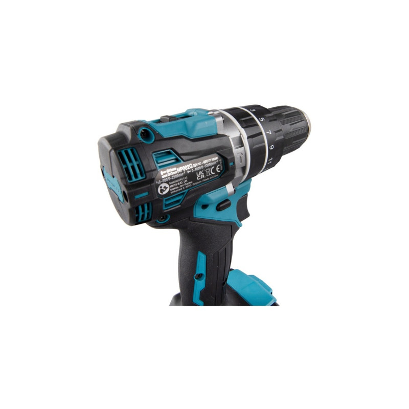 Makita Akku-Schlagbohrschrauber HP002GA202 XGT, 40Volt(blau/schwarz, 2x Li-Ion XGT Akku 2,0Ah, MAKPAC)