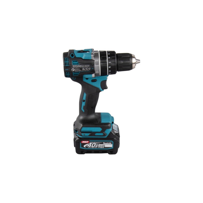 Makita Akku-Schlagbohrschrauber HP002GA202 XGT, 40Volt(blau/schwarz, 2x Li-Ion XGT Akku 2,0Ah, MAKPAC)