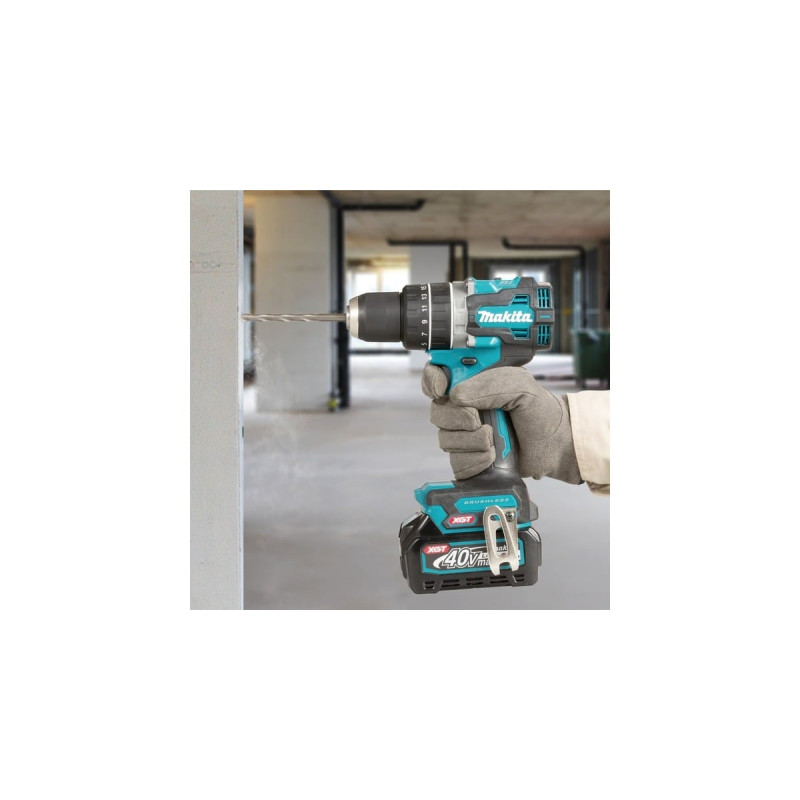 Makita Akku-Schlagbohrschrauber HP002GZ XGT, 40Volt(blau/schwarz, ohne Akku und Ladegerät)