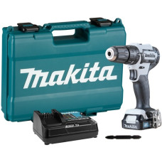 Makita Akku-Schlagbohrschrauber HP333DSAW, 12Volt(weiß/schwarz, Li-Ionen Akku 2,0Ah, Koffer)