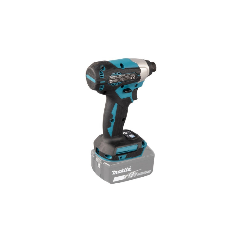 Makita Akku-Schlagschrauber DTD157Z, 18Volt(blau/schwarz, ohne Akku und Ladegerät)