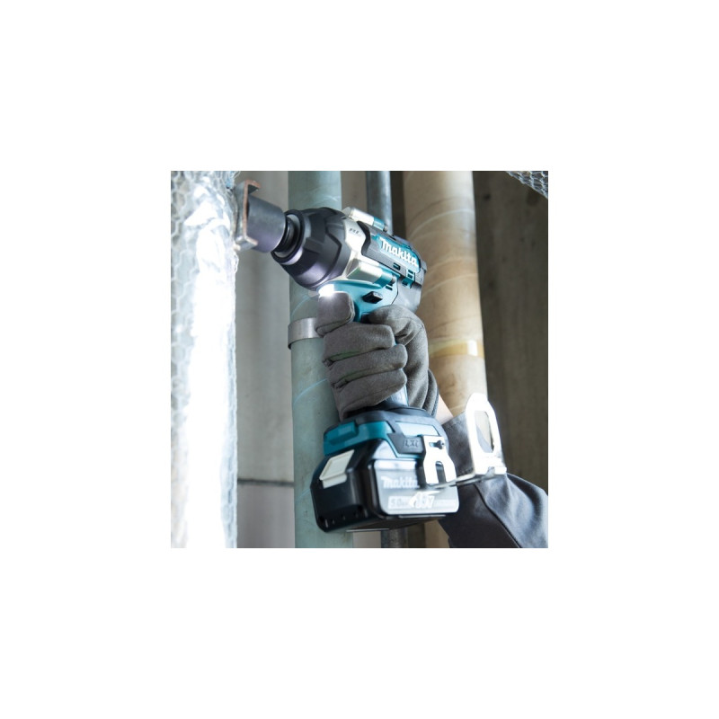 Makita Akku-Schlagschrauber DTW701RTJ, 18Volt(blau/schwarz, 2x Li-Ion-Akku 5Ah, im MAKPAC Gr.3)