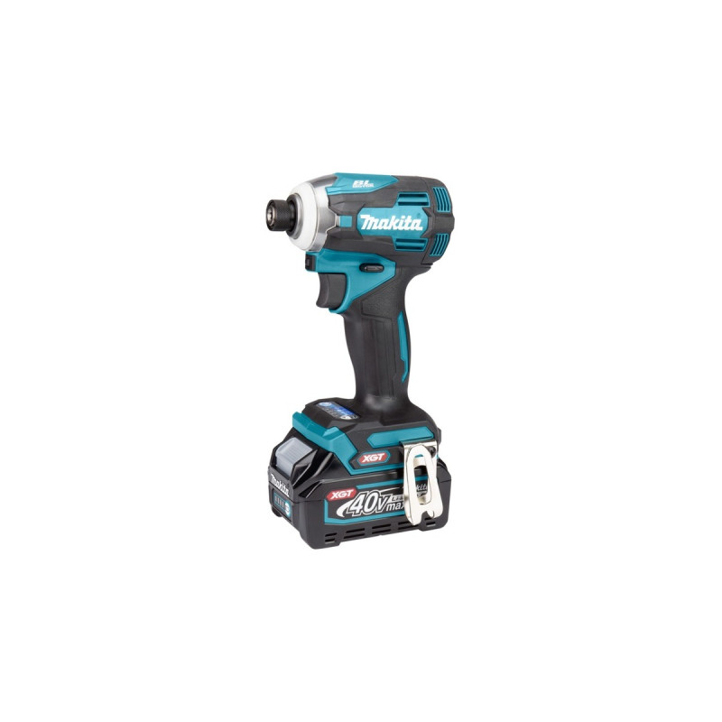 Makita Akku-Schlagschrauber TD001GD201 XGT, 40Volt(blau/schwarz, 2x Li-Ion XGT Akku 2,5Ah, in MAKPAC Gr.2)