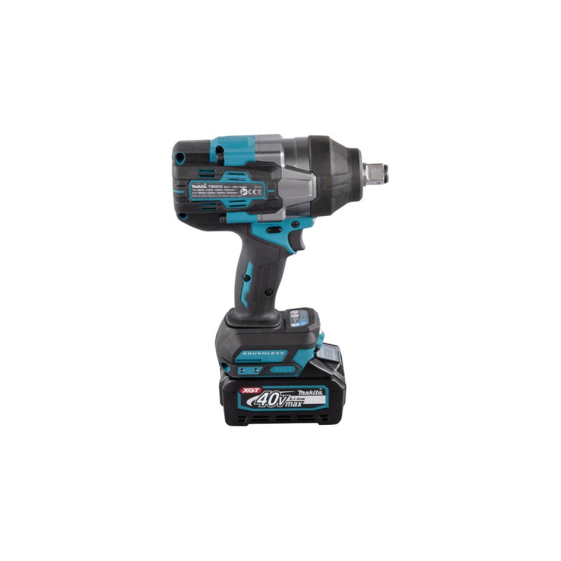 Makita Akku-Schlagschrauber TW001GM201 XGT, 40Volt(blau/schwarz, 2x Li-Ion XGT Akku 4Ah, im Koffer)