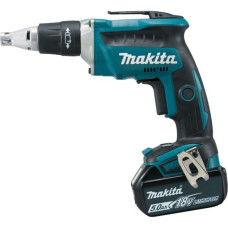Makita Akku-Schnellbauschrauber DFS452RTJ 18,0 V(blau/schwarz, 2x Li-Ionen-Akku 5,0Ah, im MAKPAC Gr.2)