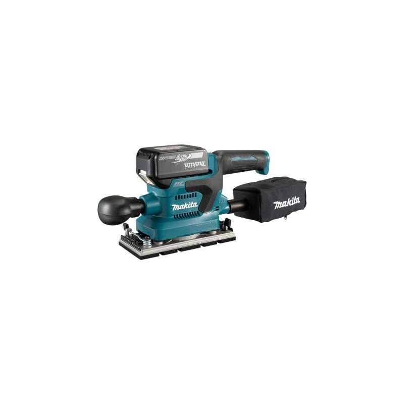 Makita Akku-Schwingschleifer DBO382Z, 18Volt(blau/schwarz, ohne Akku und Ladegerät)