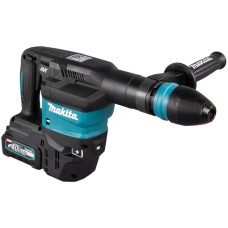 Makita Akku-Stemmhammer HM001GM201 XGT, SDS-max, 40Volt, Meißelhammer(blau/schwarz, 2x Li-Ion Akku 4Ah, Koffer)