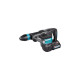 Makita Akku-Stemmhammer HM001GM201 XGT, SDS-max, 40Volt, Meißelhammer(blau/schwarz, 2x Li-Ion Akku 4Ah, Koffer)