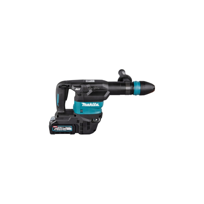 Makita Akku-Stemmhammer HM001GM201 XGT, SDS-max, 40Volt, Meißelhammer(blau/schwarz, 2x Li-Ion Akku 4Ah, Koffer)