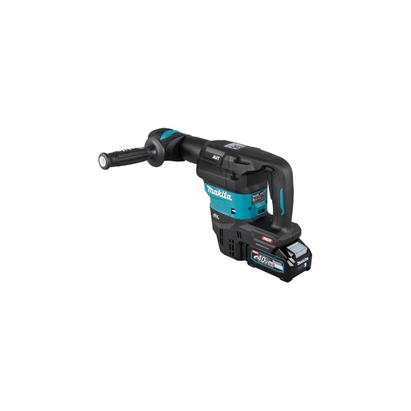 Makita Akku-Stemmhammer HM001GM201 XGT, SDS-max, 40Volt, Meißelhammer(blau/schwarz, 2x Li-Ion Akku 4Ah, Koffer)