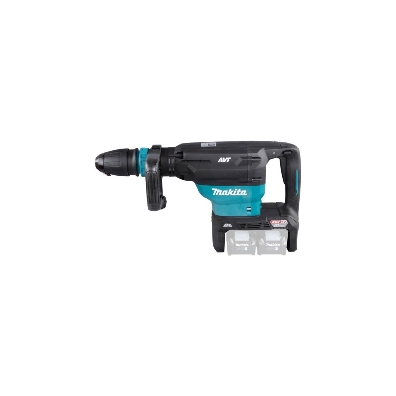Makita Akku-Stemmhammer HM002GZ03 XGT, SDS-max, 80Volt (2x40V), Meißelhammer(blau/schwarz, ohne Akku und Ladegerät)