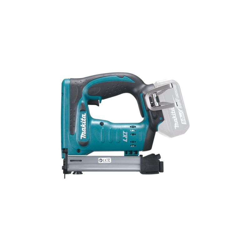 Makita Akku-Tacker DST221Z, 18Volt, Elektrotacker(blau/schwarz, ohne Akku und Ladegerät)