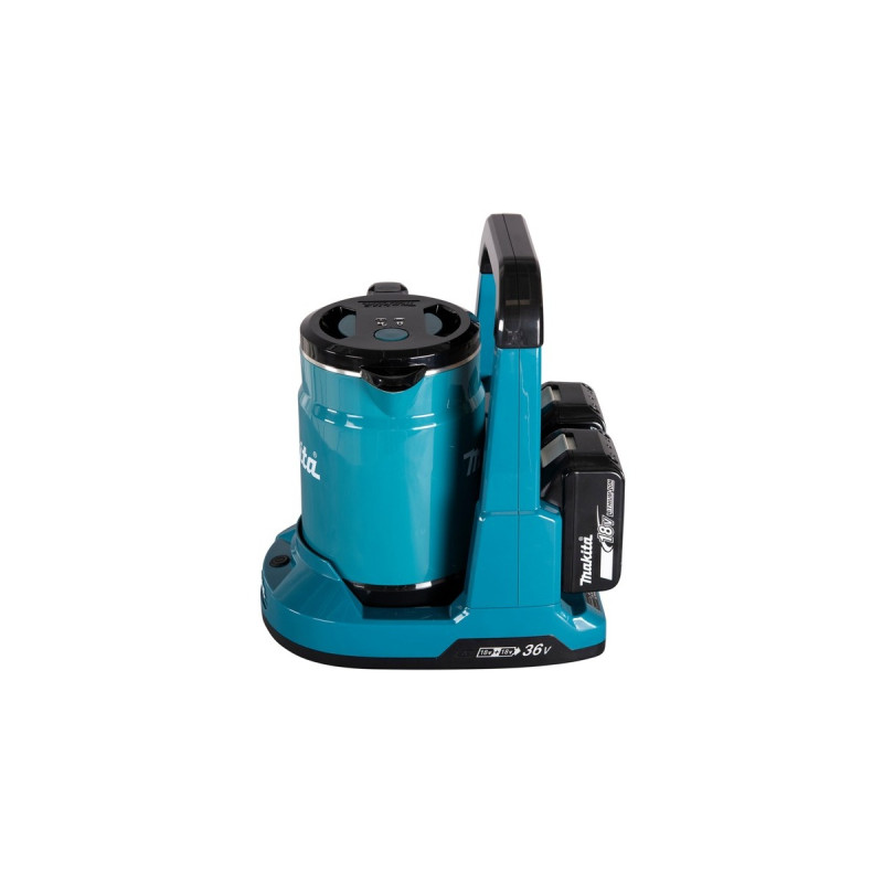 Makita Akku-Wasserkocher DKT360Z 2x18V(blau/schwarz, 0,8 Liter)