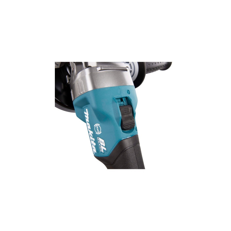 Makita Akku-Winkelschleifer GA023GM201 XGT, 40Volt(blau/schwarz, 2x Li-Ion XGT Akku 4,0Ah, MAKPAC)