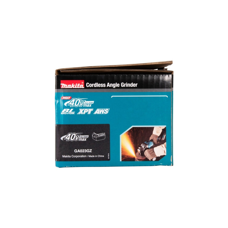 Makita Akku-Winkelschleifer GA023GZ XGT, 40Volt(blau/schwarz, ohne Akku und Ladegerät)