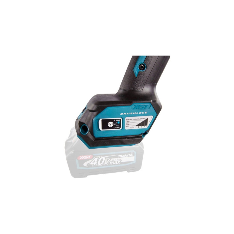 Makita Akku-Winkelschleifer GA023GZ XGT, 40Volt(blau/schwarz, ohne Akku und Ladegerät)