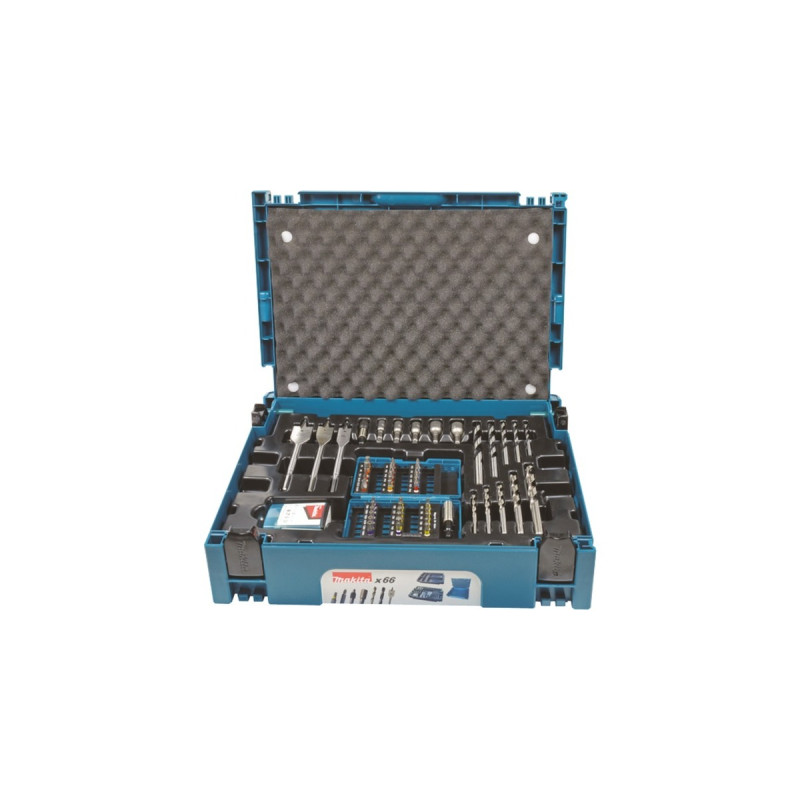Makita Bohrer-Bit-Set, 66-teilig, im MAKPAC, Bohrer- & Bit-Satz