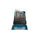Makita Bohrer-Satz D-67549 HSS-G, 19-teilig