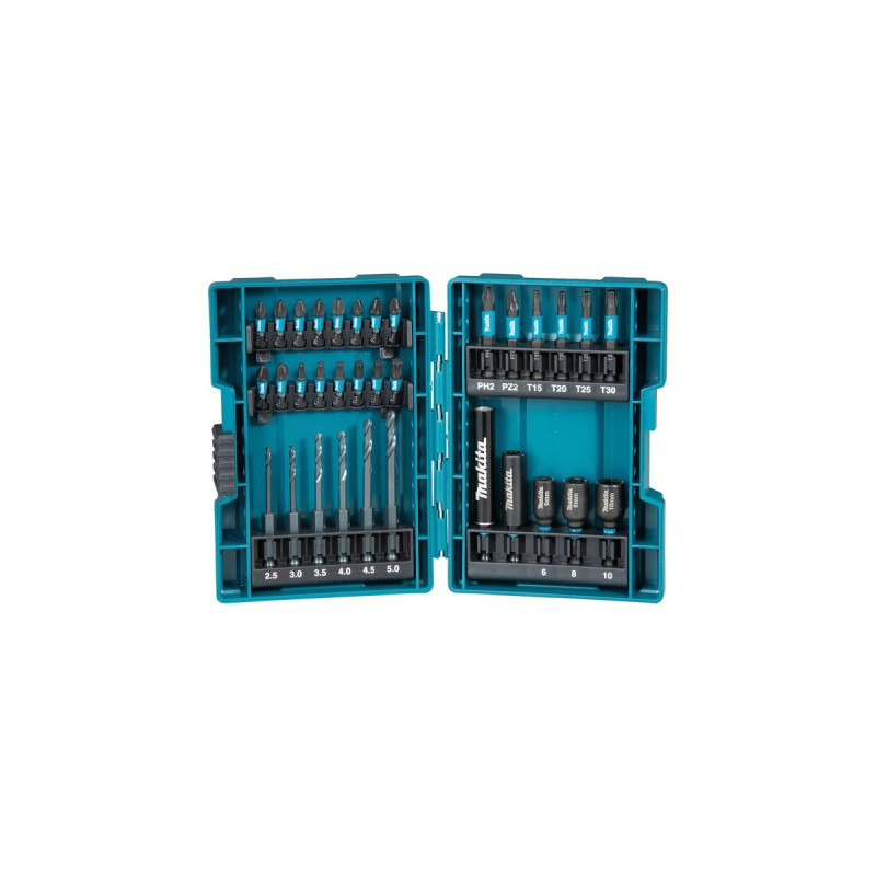 Makita Bohrer- & Bit-Satz IMPACT BLACK B-66896, 33-teilig(für Schlagschrauber)