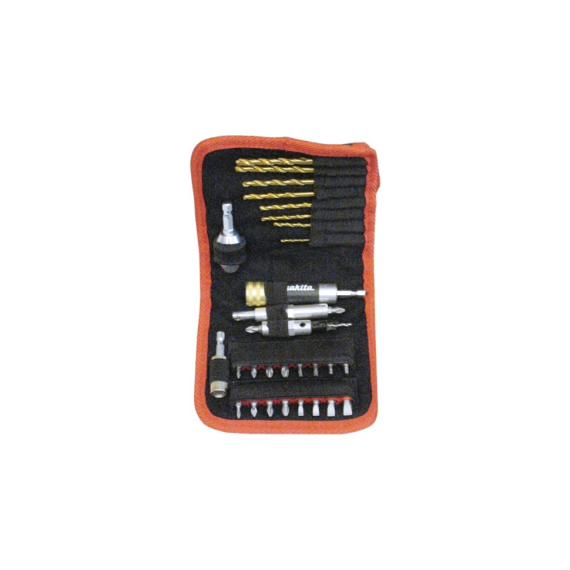 Makita Bohrer- & Bit-Satz, 29-teilig(mit Schnellschrauber)