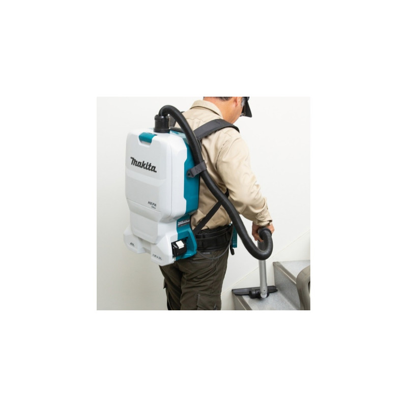 Makita DVC660Z, Bodenstaubsauger(weiß/blau, ohne Akku, ohne Ladegerät)