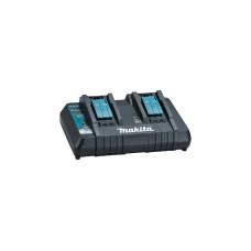 Makita Doppel-Schnellladegerät DC18RD(schwarz/blau)