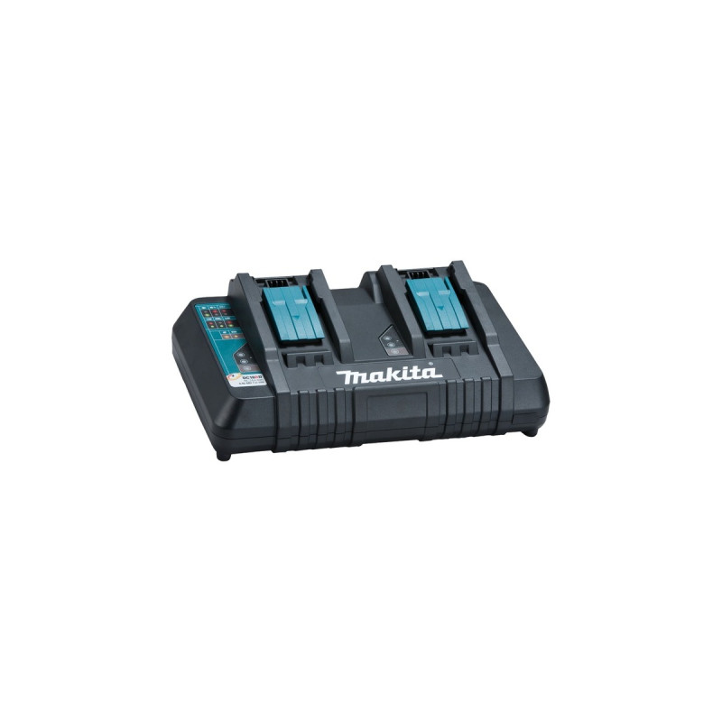 Makita Doppel-Schnellladegerät DC18RD(schwarz/blau)
