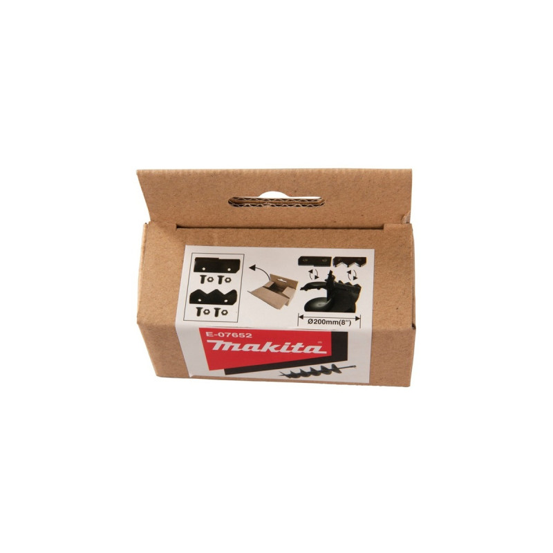 Makita Ersatzmesser für Erdbohrer Ø 200mm(2 Stück (flach + spitz))
