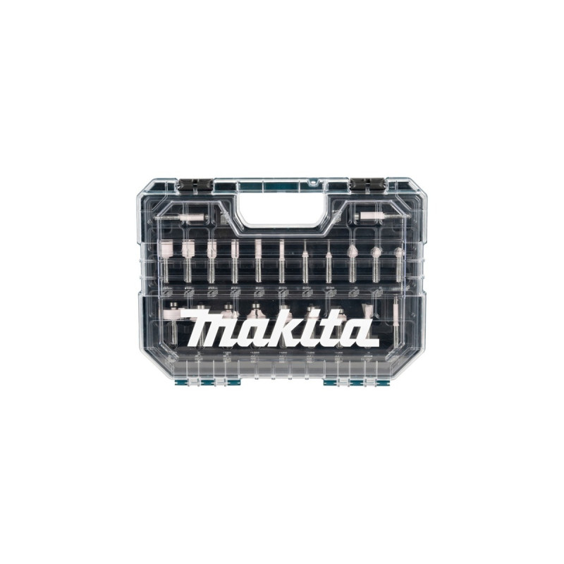 Makita Fräser-Set D-74778, 22-teilig(8mm Schaft)