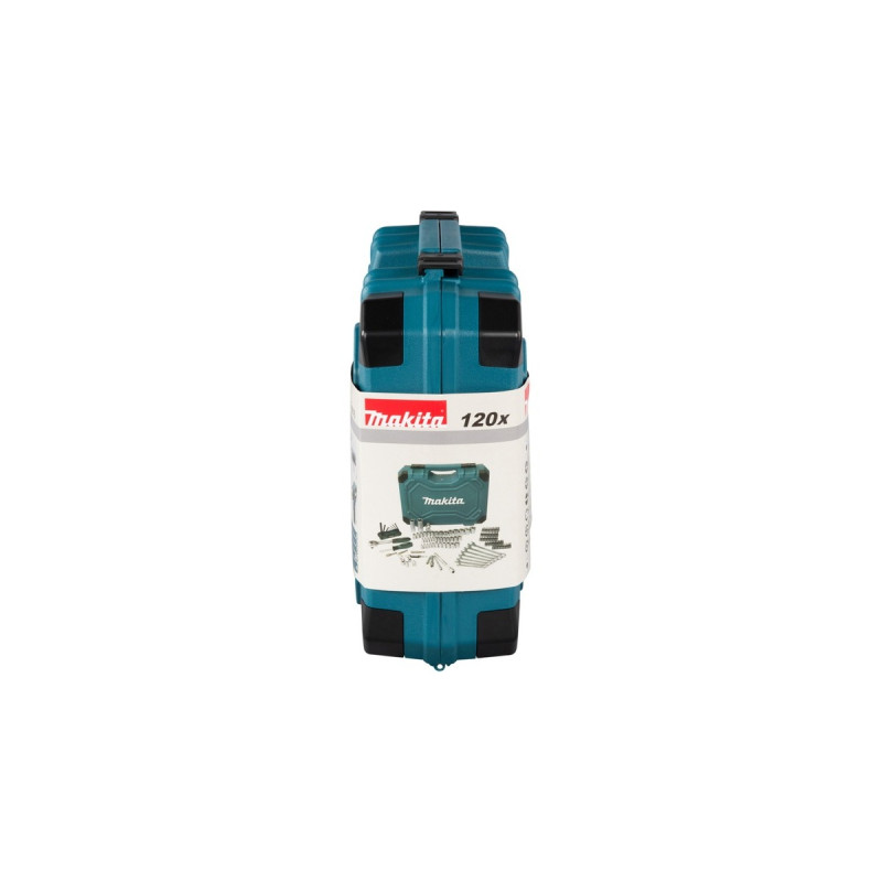 Makita Handwerkzeug-Set E-06616, 120-teilig(inkl. Umschalt-Knarre 3/8