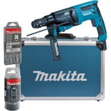 Makita Kombihammer HR2631FT13, Bohrhammer(blau/schwarz, Alukoffer, 800 Watt)