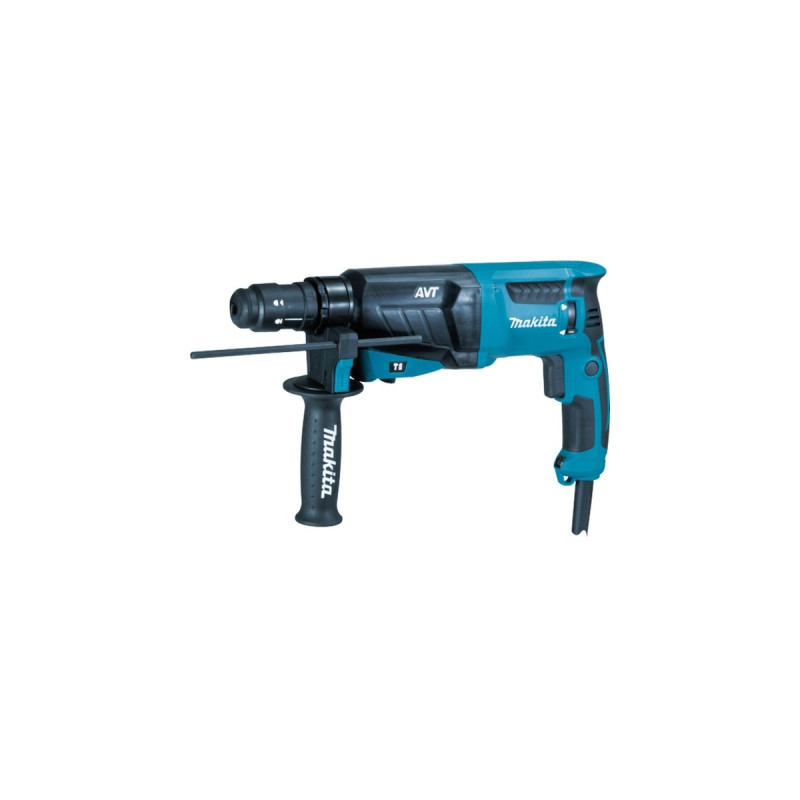 Makita Kombihammer HR2631FTJ SDS-PLUS, Bohrhammer(blau/schwarz, Alukoffer, 800 Watt)